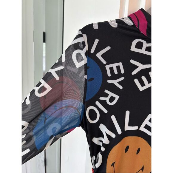 NWT Farm Rio Type Smiley Rio Tulle Dress, Med $260 E24 - Picture 7 of 12